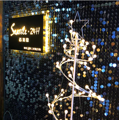 Star Tree Lamp, Christmas Tree Floor Decoration Light